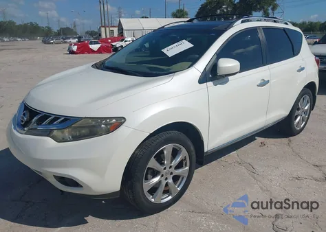 2012 Nissan Murano Le из США, поврежденный, VIN JN8AZ1MU4CW112027